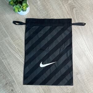 Nike Black Stripe Drawstring Gym/Storage Bag